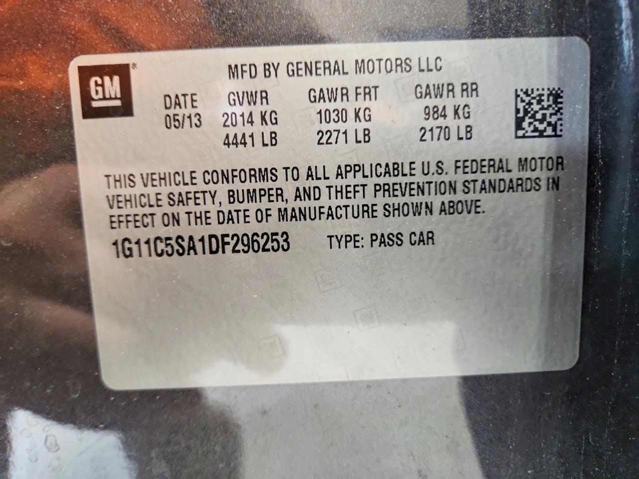 2013 Chevrolet Malibu 1Lt - zdjęcie 12
