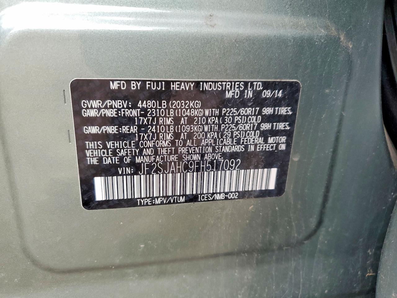 2015 Subaru Forester 2.5I Limited - zdjęcie 13