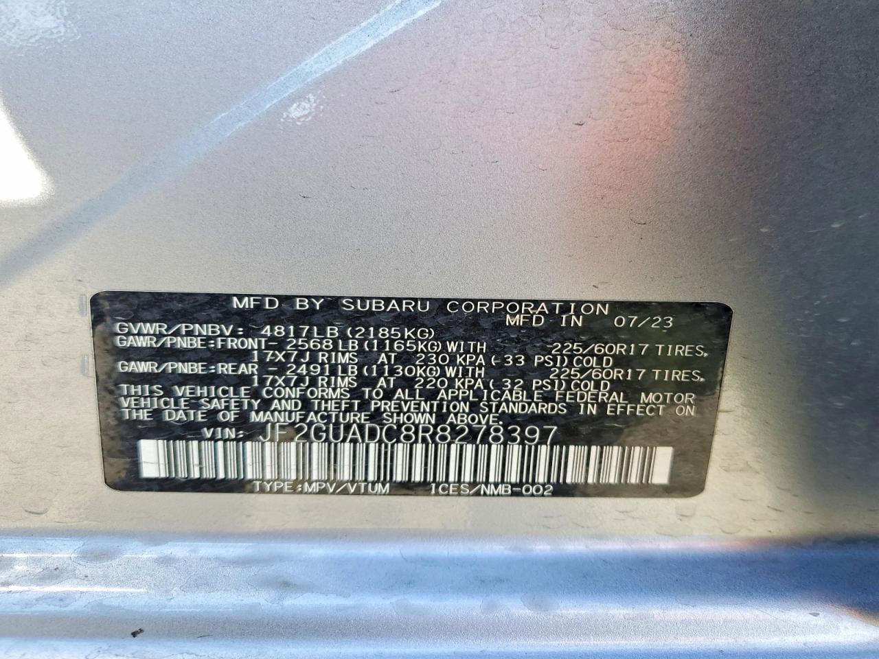 2024 Subaru Crosstrek Premium - zdjęcie 13