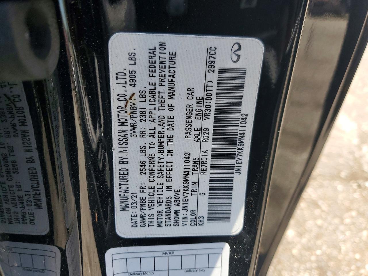 2021 Infiniti Q60 Luxe - zdjęcie 12