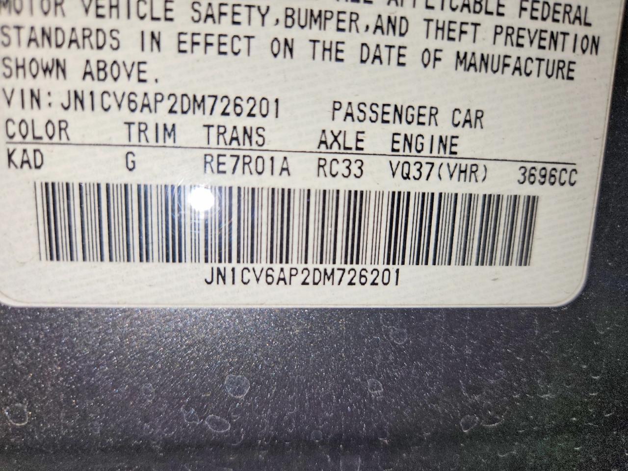 2013 Infiniti G37 Sedan Journey - zdjęcie 14