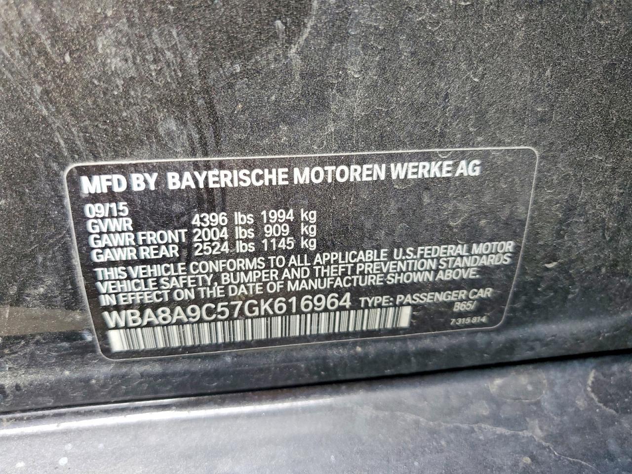 2016 BMW 320 I - zdjęcie 12