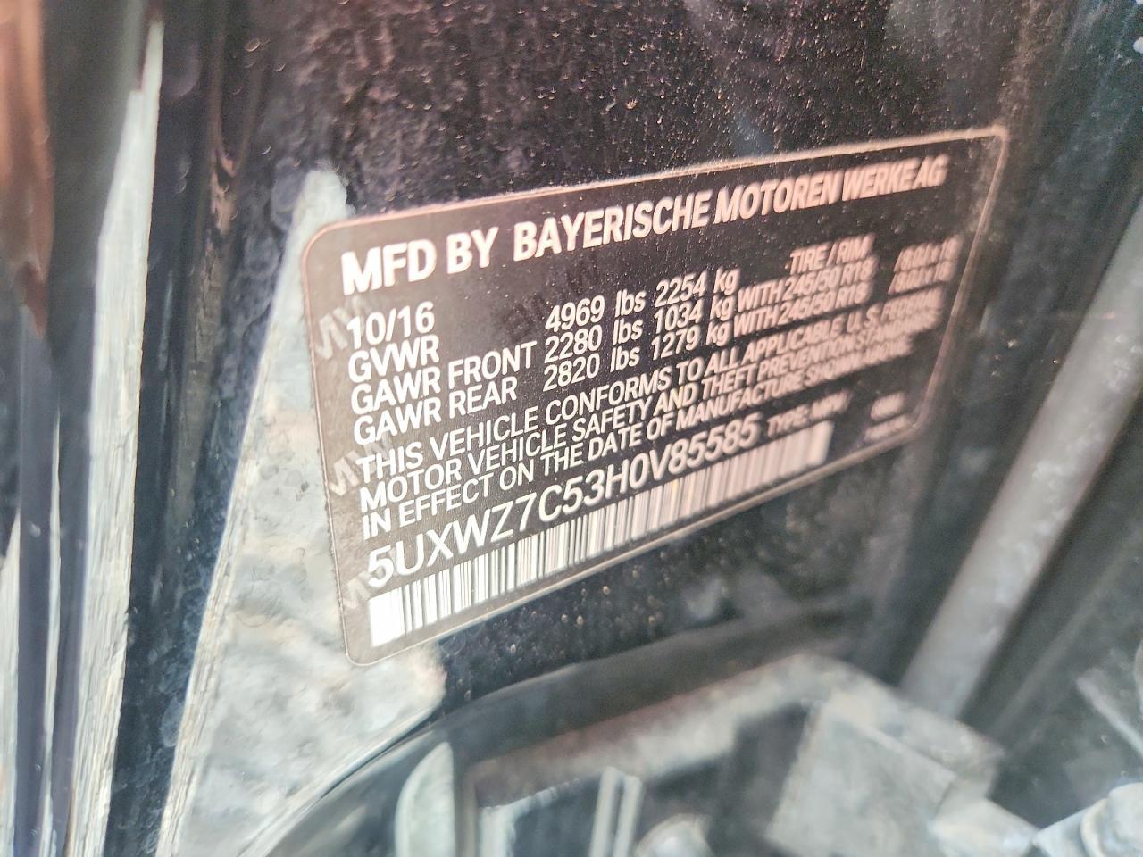 2017 BMW X3 Sdrive28I - zdjęcie 13