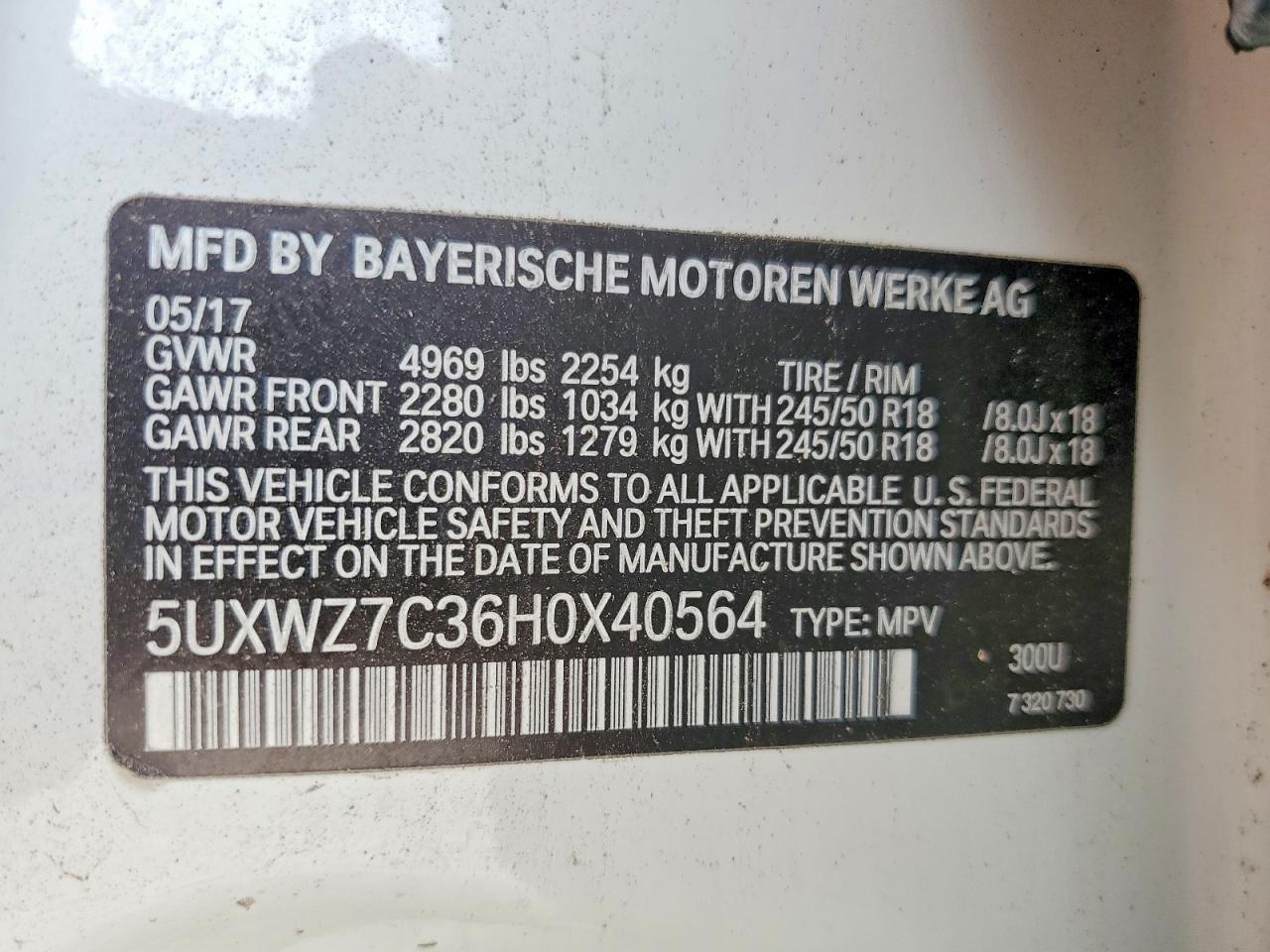 2017 BMW X3 Sdrive28I - zdjęcie 13