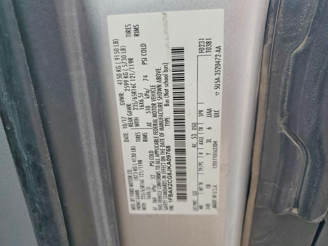 2018 Ford Transit T-350 - zdjęcie 12