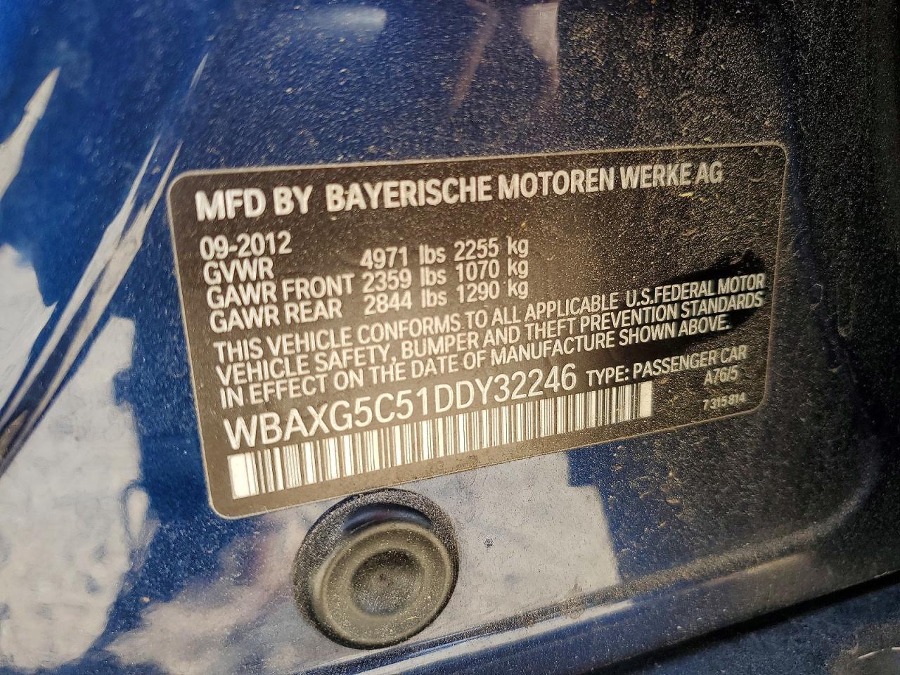 2013 BMW 528 I - zdjęcie 12