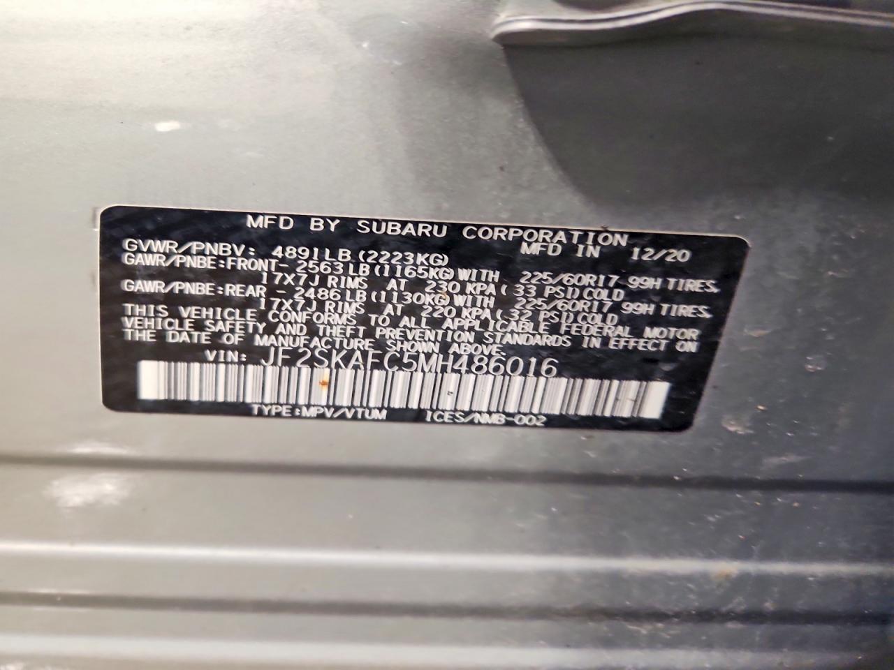 2021 Subaru Forester Premium - zdjęcie 12
