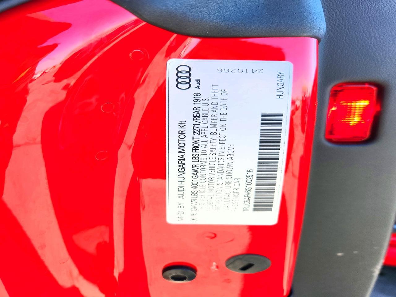 2016 Audi Tt - zdjęcie 12