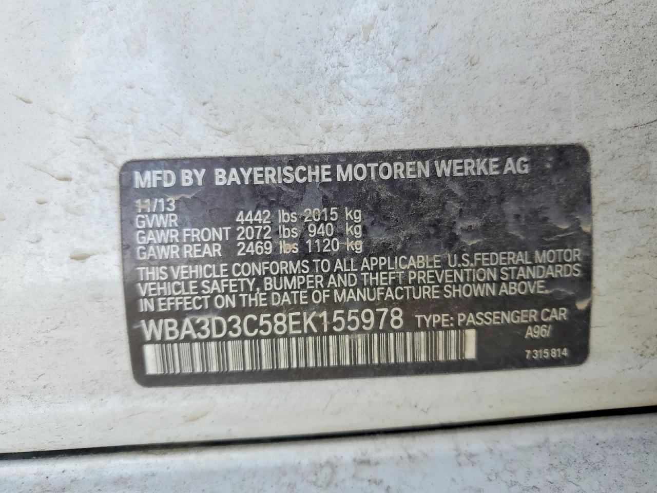 2014 BMW 328 D - zdjęcie 12