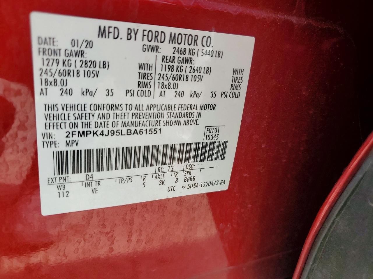 2020 Ford Edge Sel - zdjęcie 13