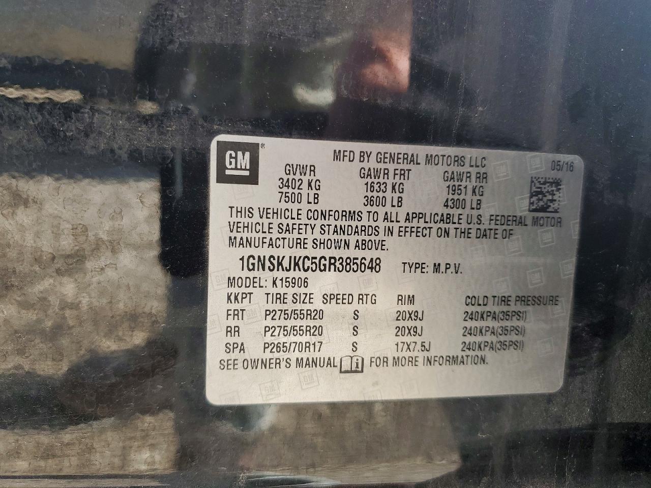 2016 Chevrolet Suburban K1500 Ltz - zdjęcie 13