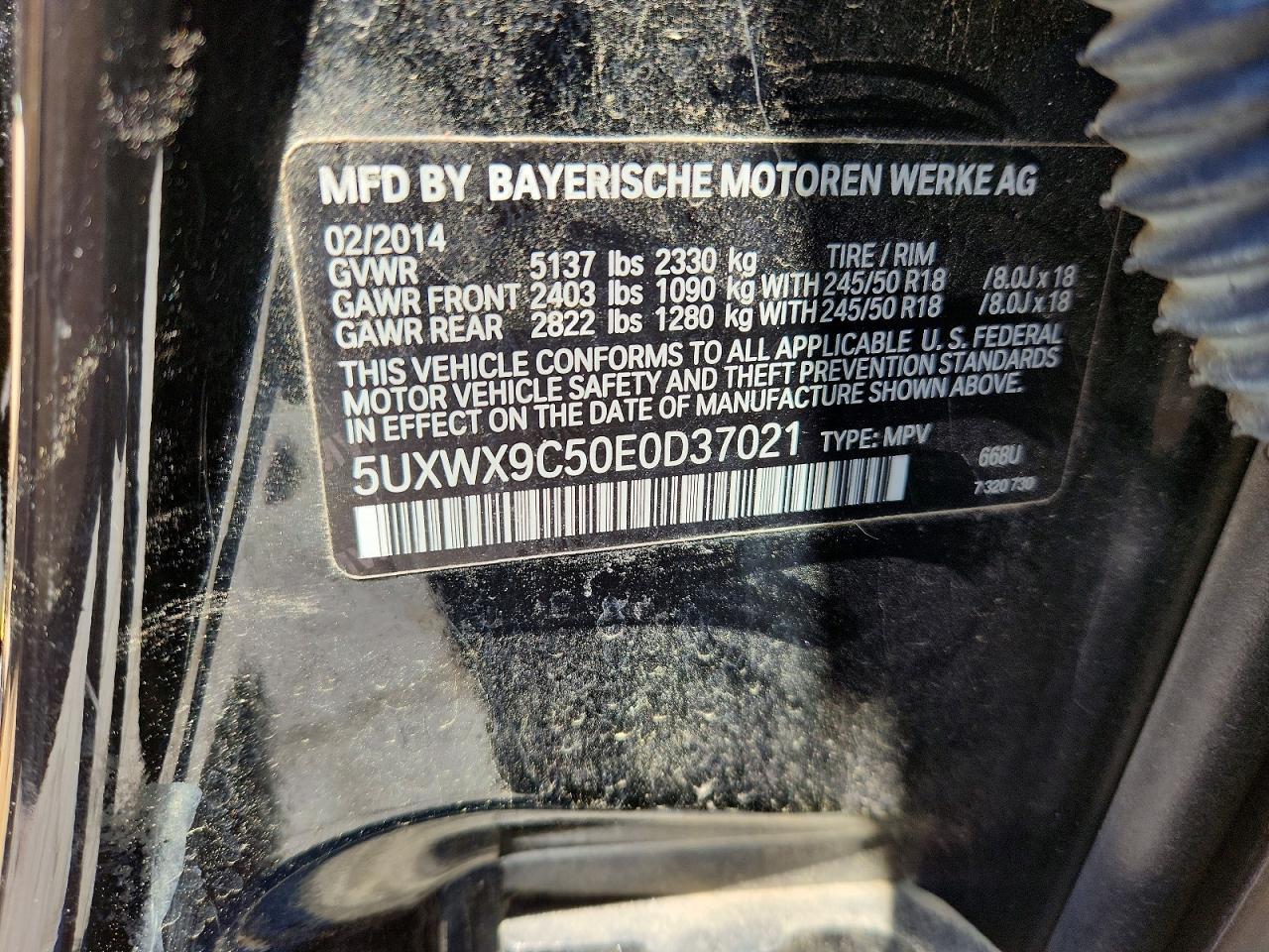 2014 BMW X3 xDrive28I - zdjęcie 13