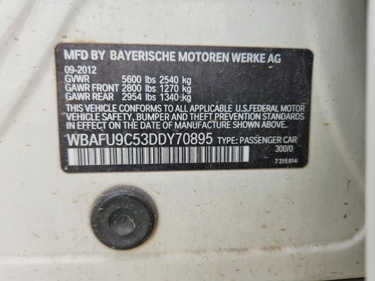 2013 BMW 550 Xi - zdjęcie 12