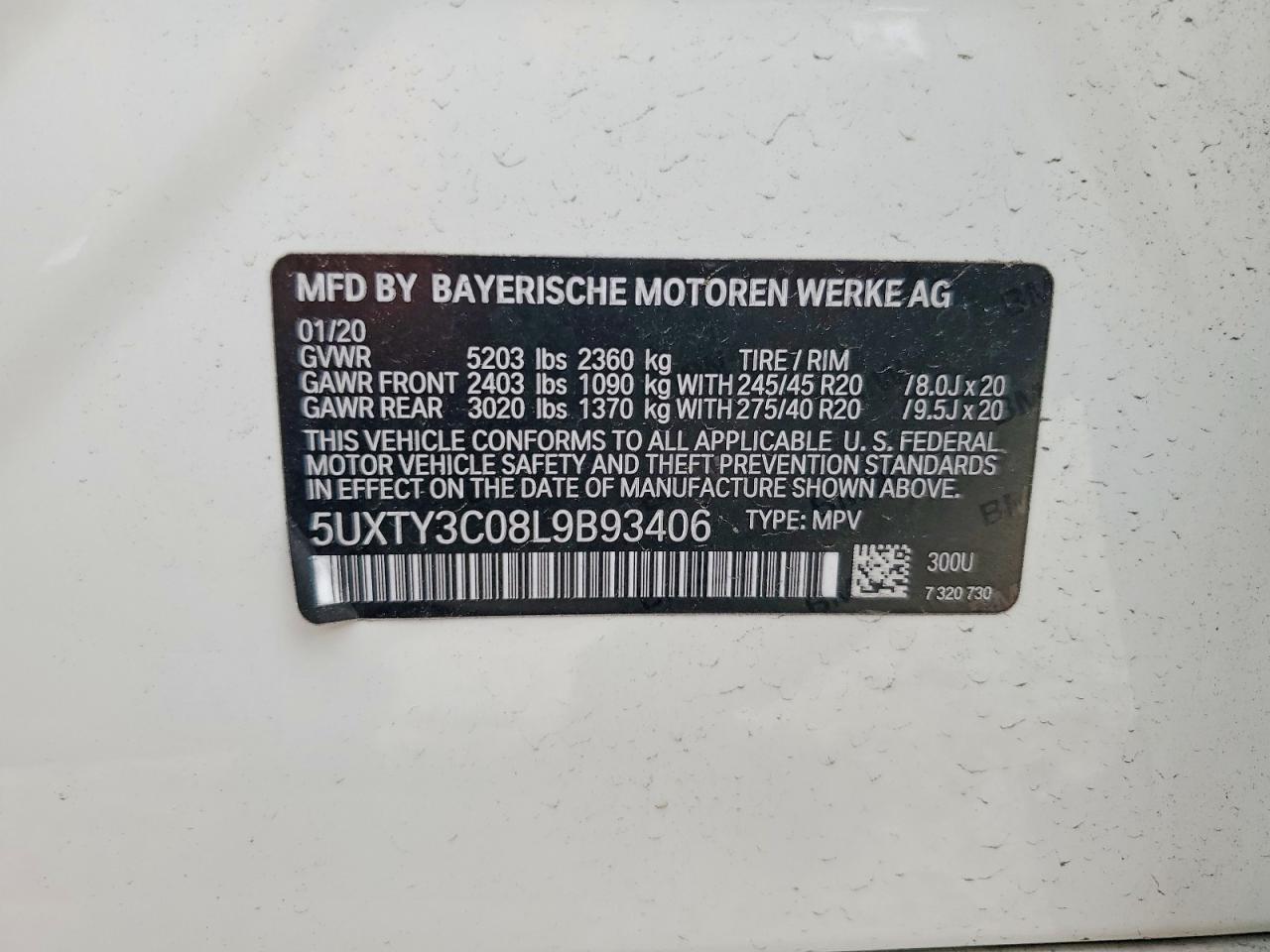 2020 BMW X3 Sdrive30I - zdjęcie 14