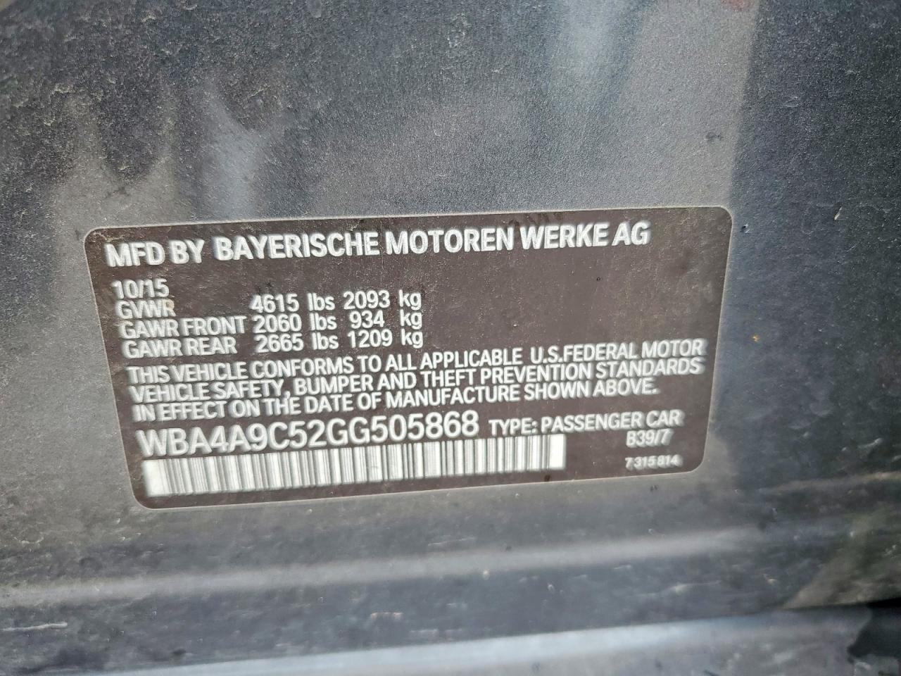 2016 BMW 428 I Gran Coupe Sulev - zdjęcie 12
