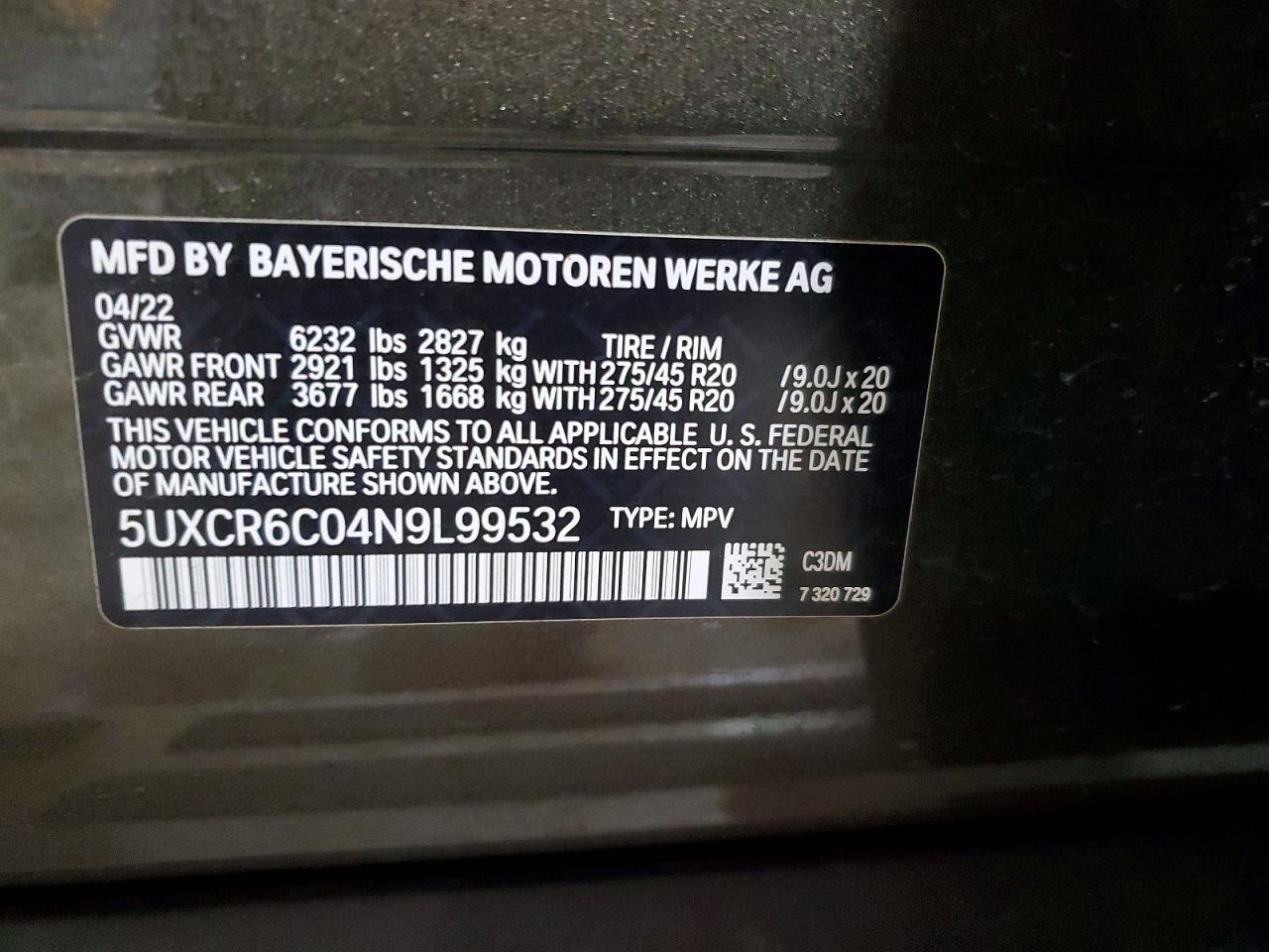 2022 BMW X5 xDrive40I - zdjęcie 14