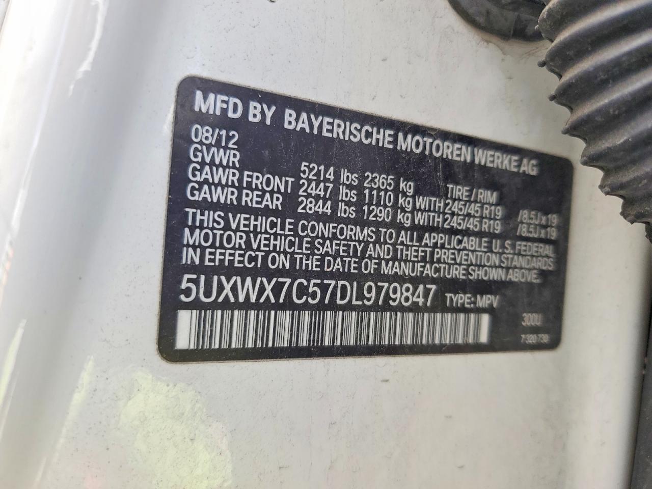 2013 BMW X3 xDrive35I - zdjęcie 13