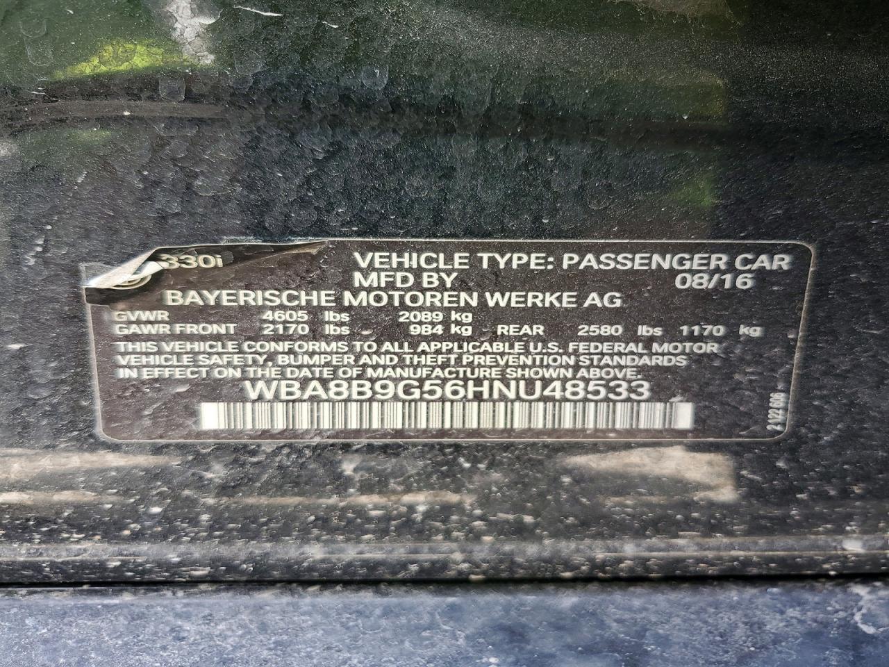2017 BMW 330 I - zdjęcie 12