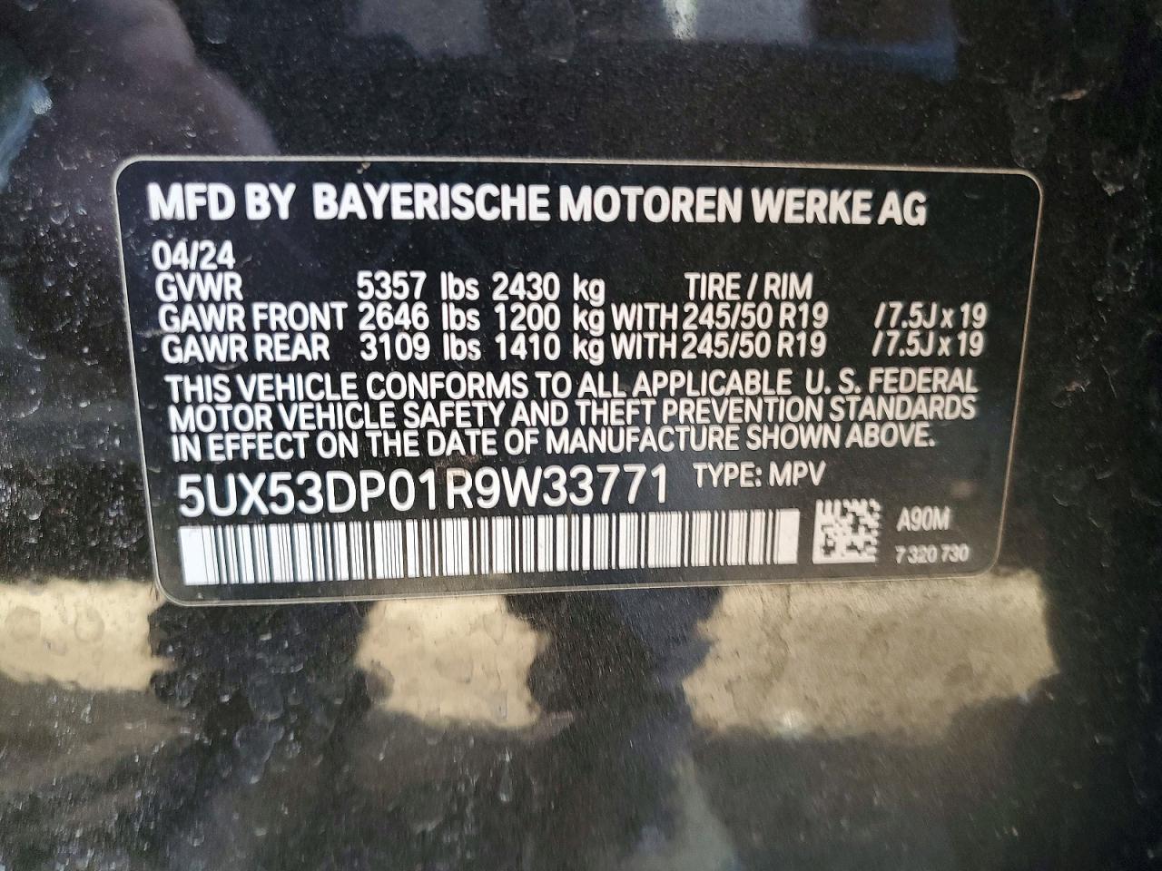 2024 BMW X3 xDrive30I - zdjęcie 12