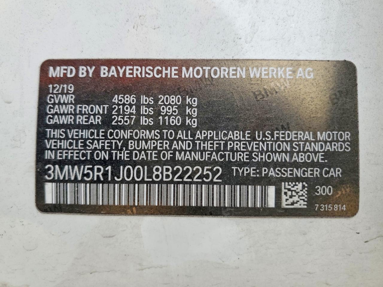 2020 BMW 330I - zdjęcie 13