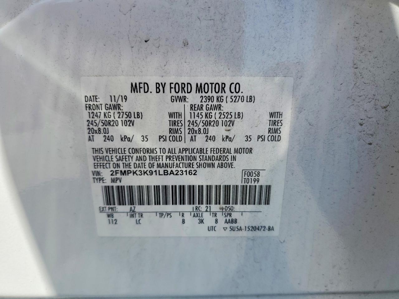 2020 Ford Edge Titanium - zdjęcie 13