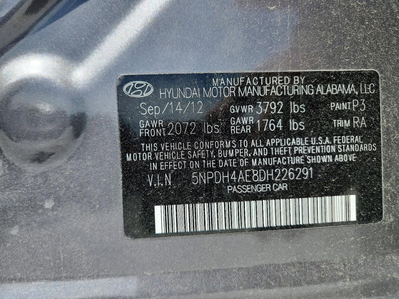 2013 Hyundai Elantra Limited - zdjęcie 12