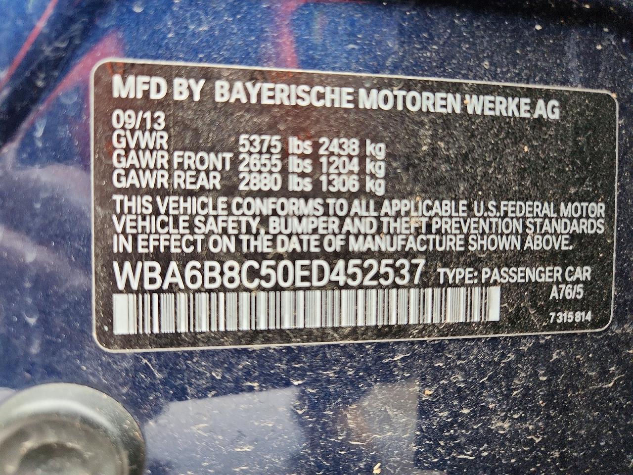 2014 BMW 640I xDrive Sedan - zdjęcie 12