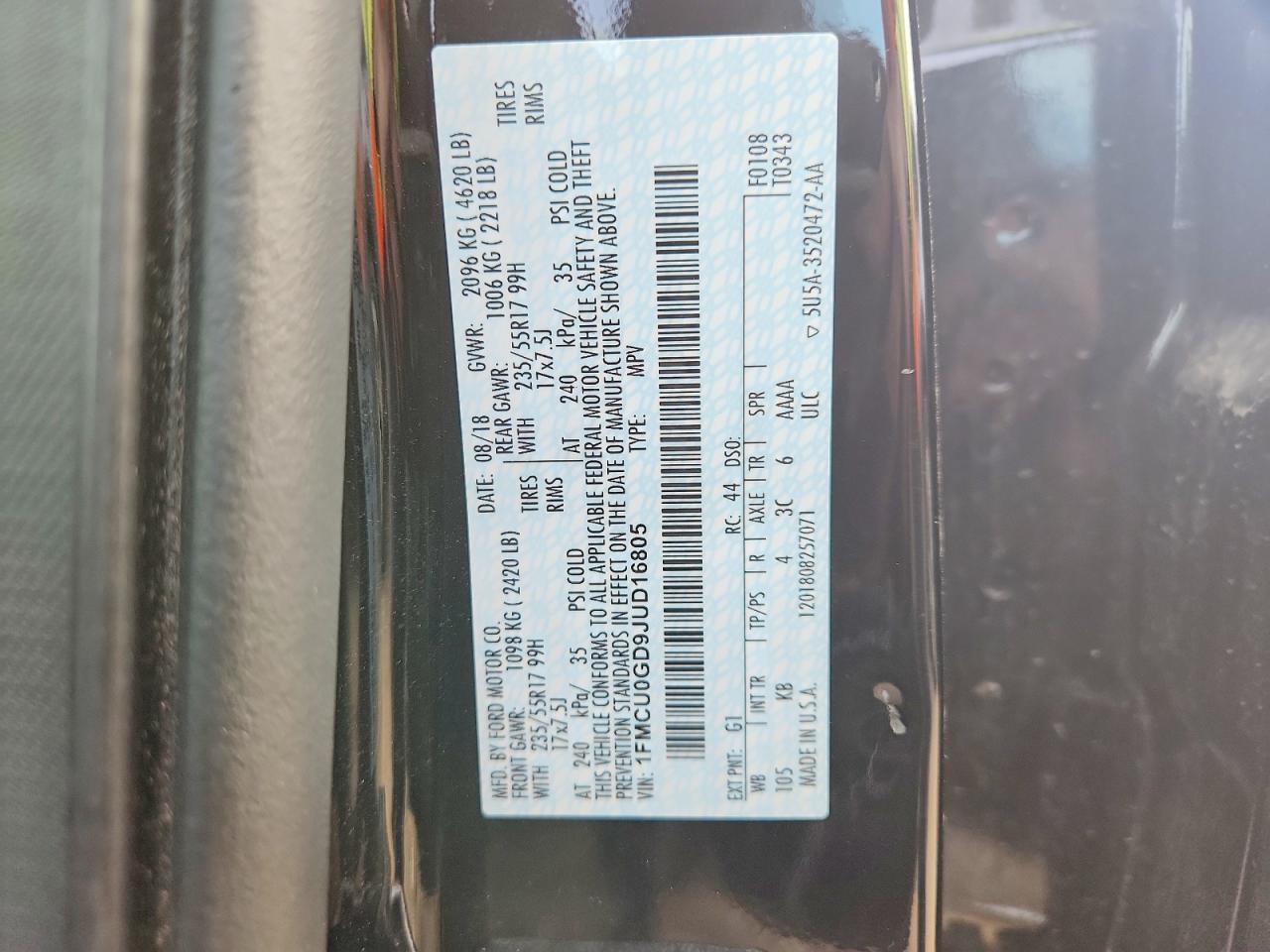 2018 Ford Escape Se - zdjęcie 13