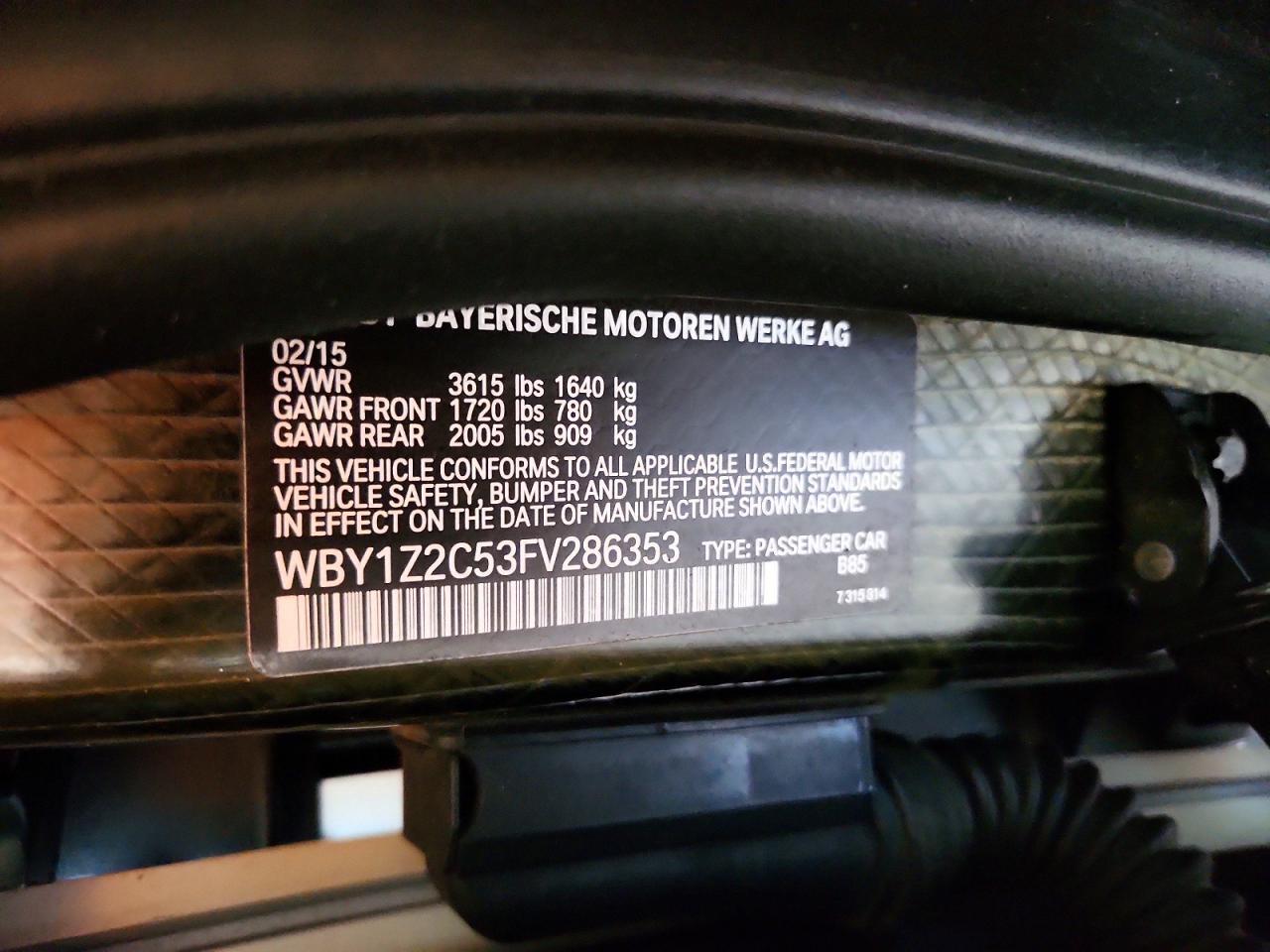 2015 BMW I3 Bev - zdjęcie 12