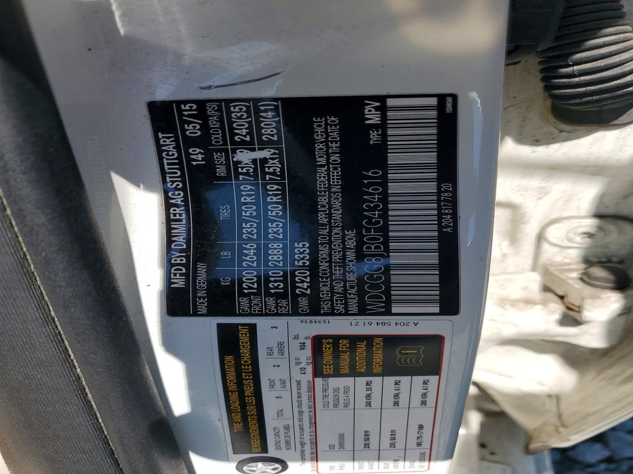 2015 Mercedes-Benz Glk 350 4Matic - zdjęcie 13