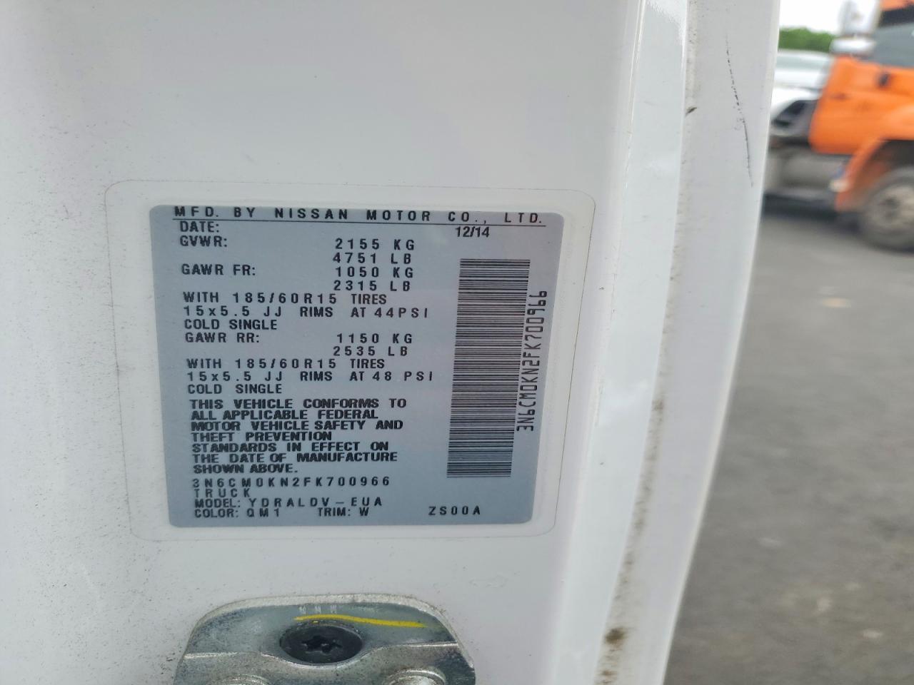 2015 Nissan Nv200 S - zdjęcie 12