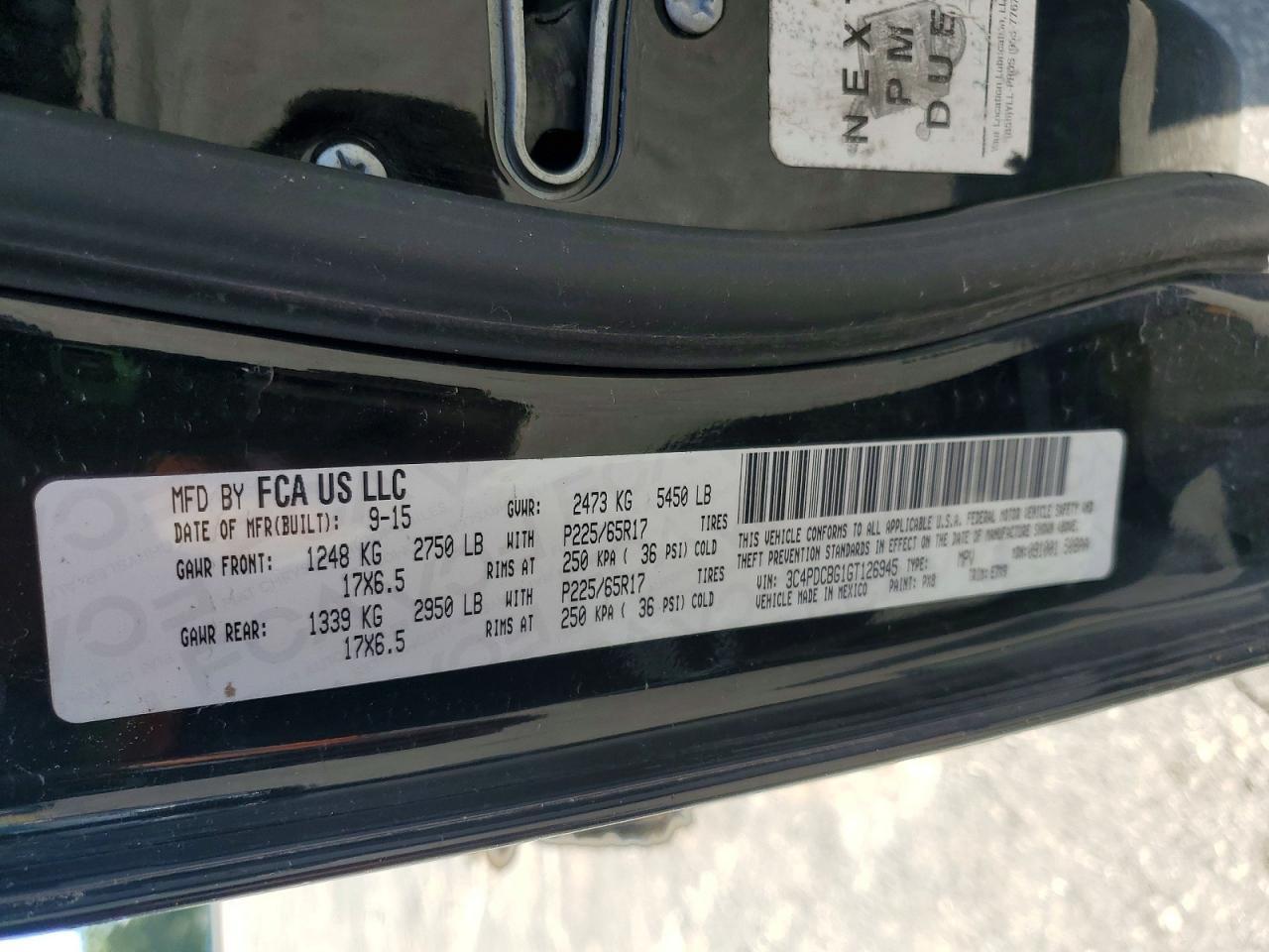 2016 Dodge Journey Sxt - zdjęcie 13