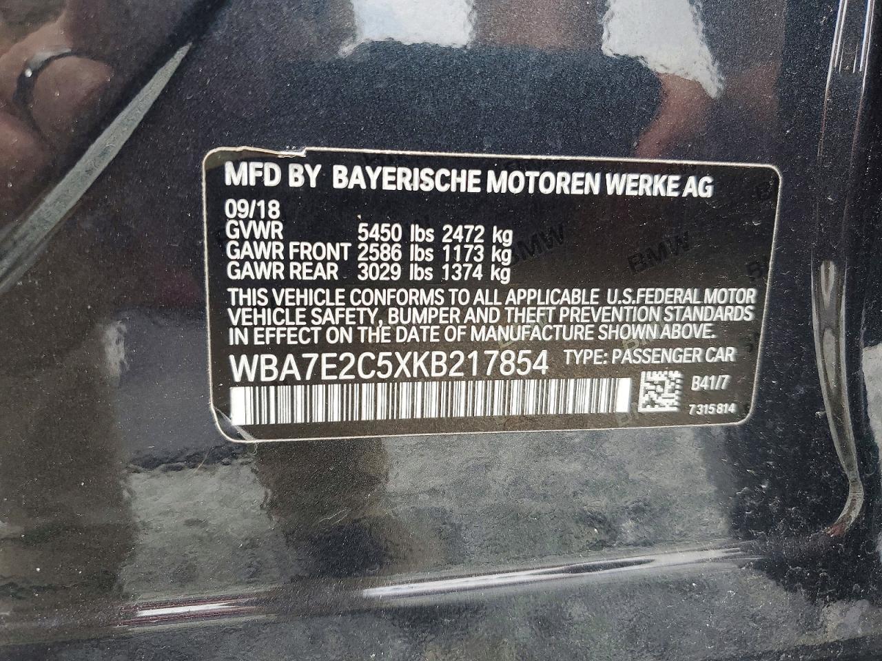 2019 BMW 740 I - zdjęcie 12