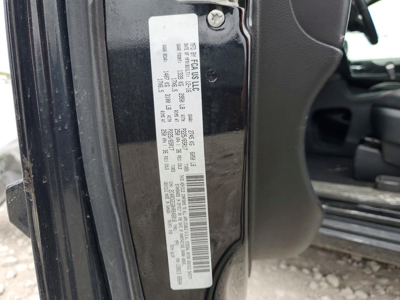 2017 Dodge Grand Caravan Gt - zdjęcie 13