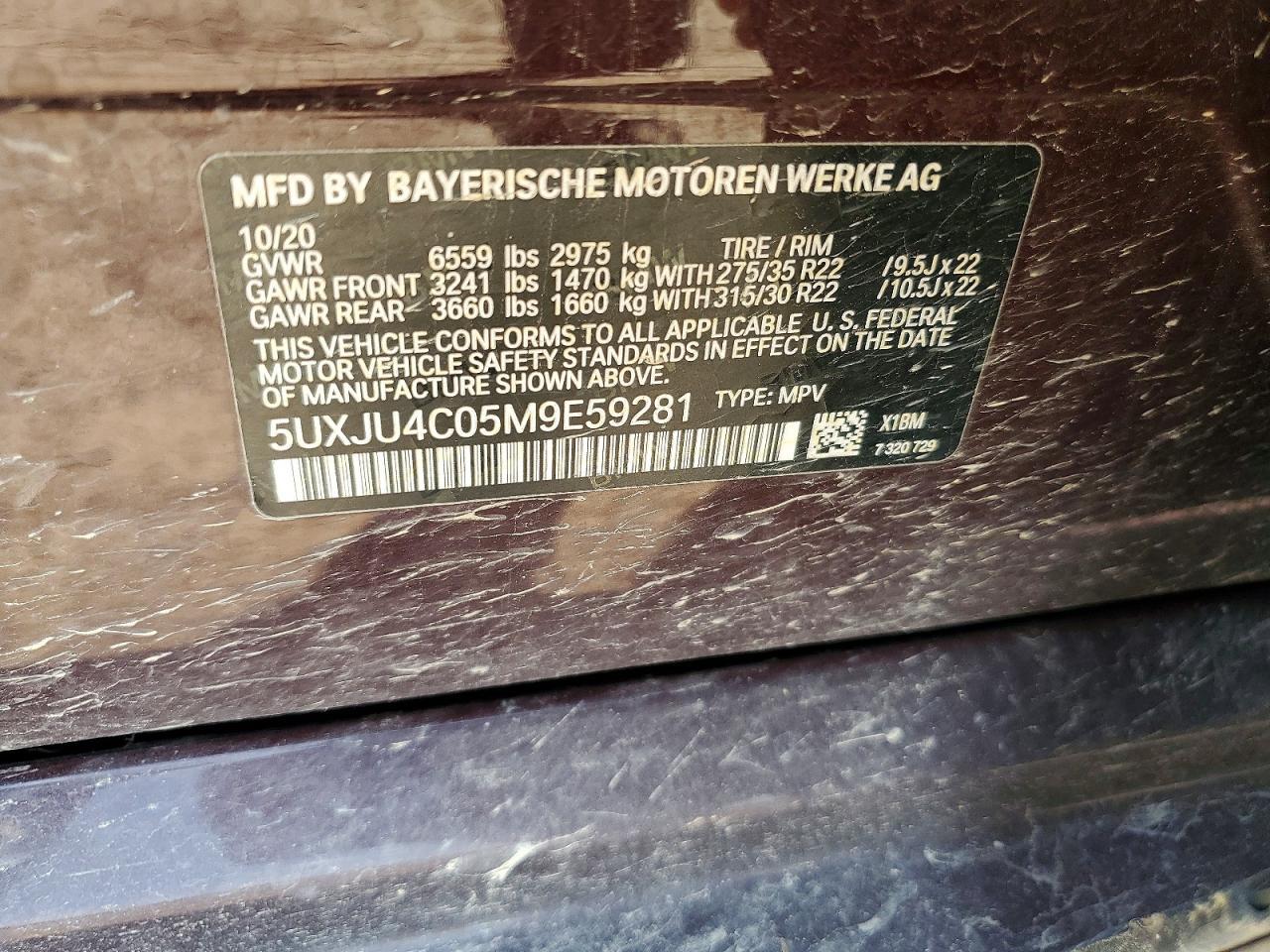2021 BMW X5 M50I - zdjęcie 12