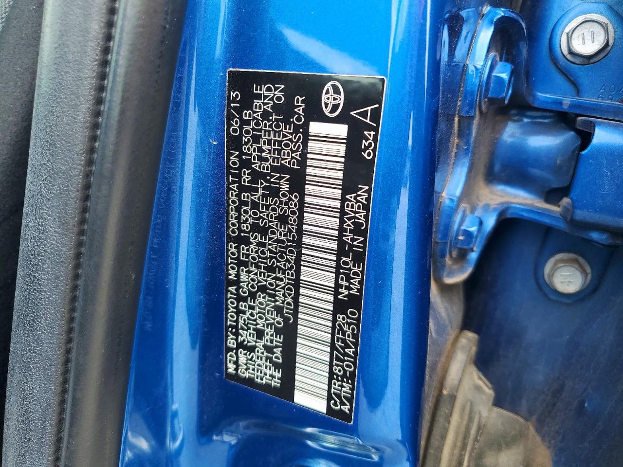 2013 Toyota Prius C Two - zdjęcie 12
