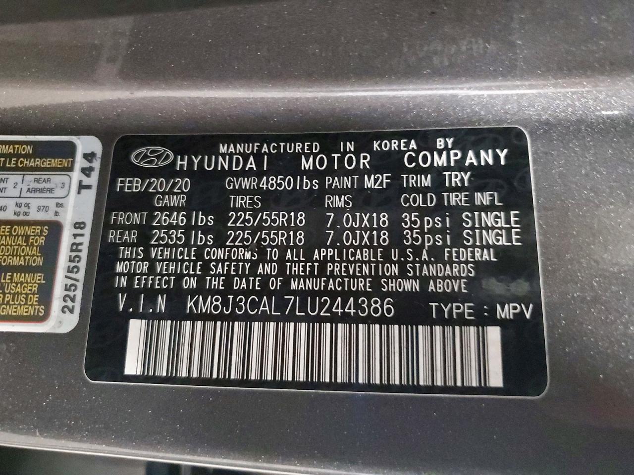 2020 Hyundai Tucson Limited - zdjęcie 13