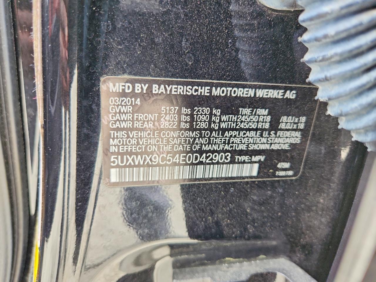 2014 BMW X3 xDrive28I - zdjęcie 13