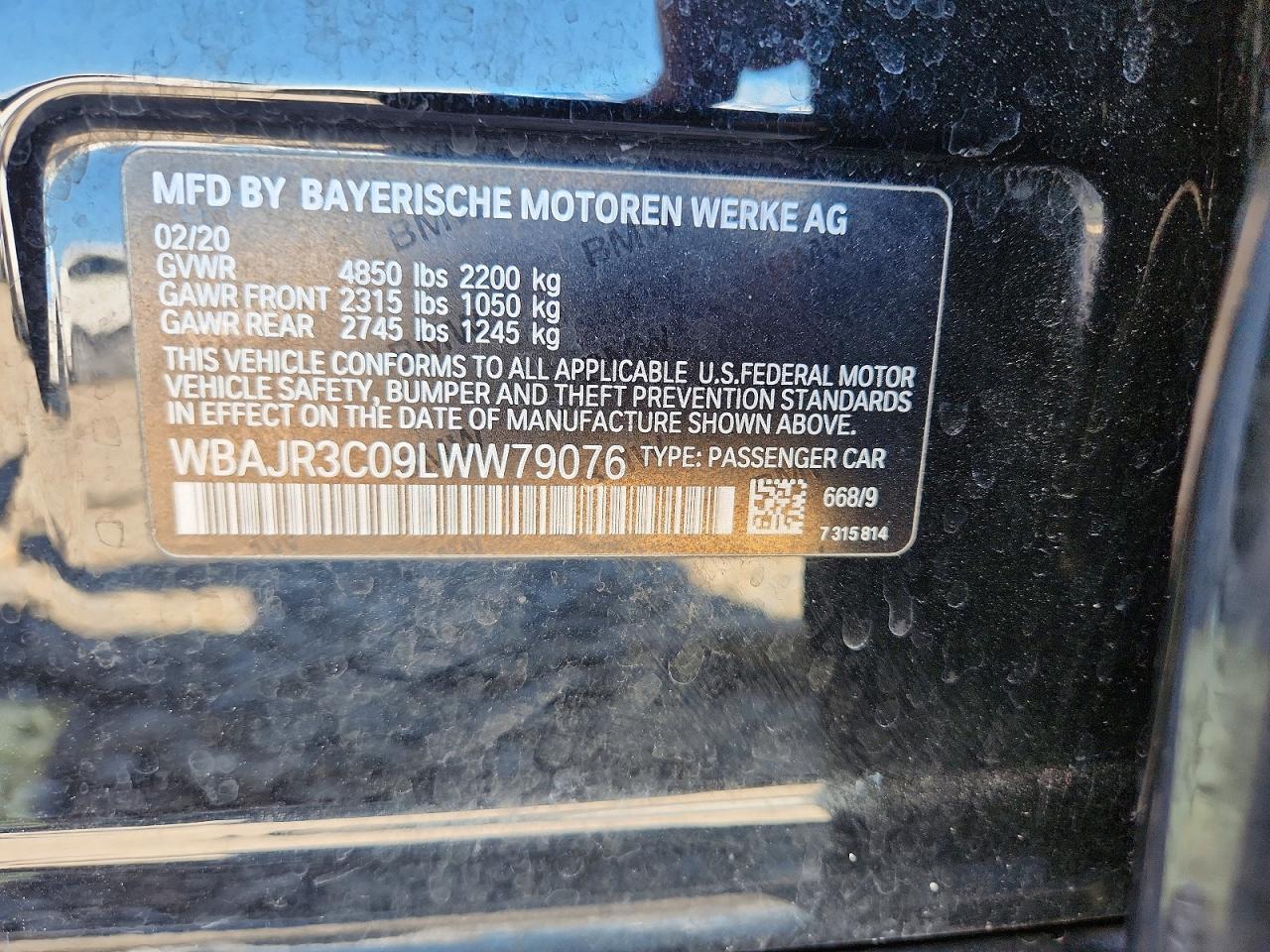 2020 BMW 530 I - zdjęcie 12