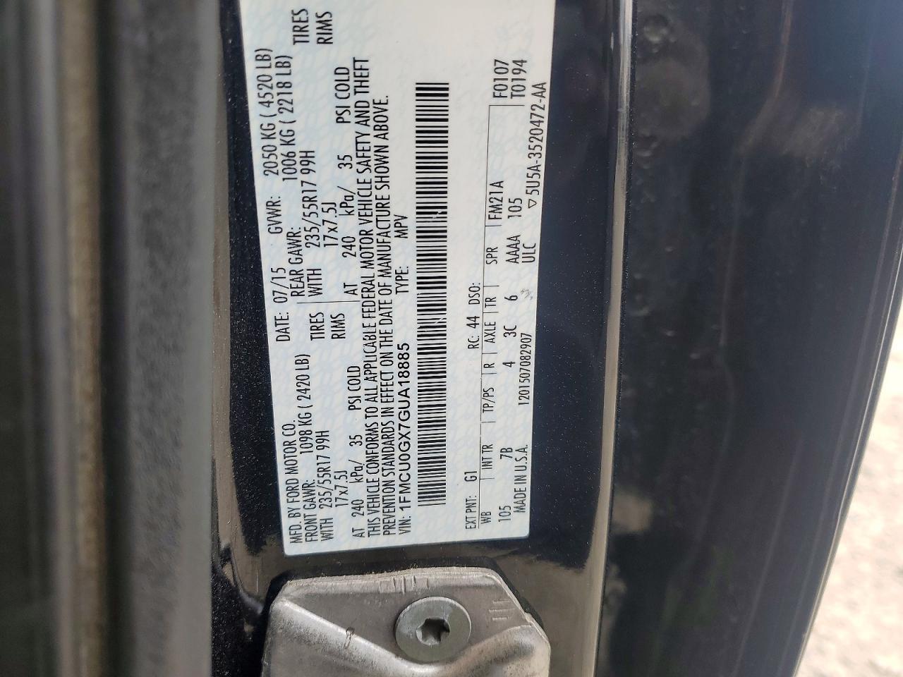 2016 Ford Escape Se - zdjęcie 12