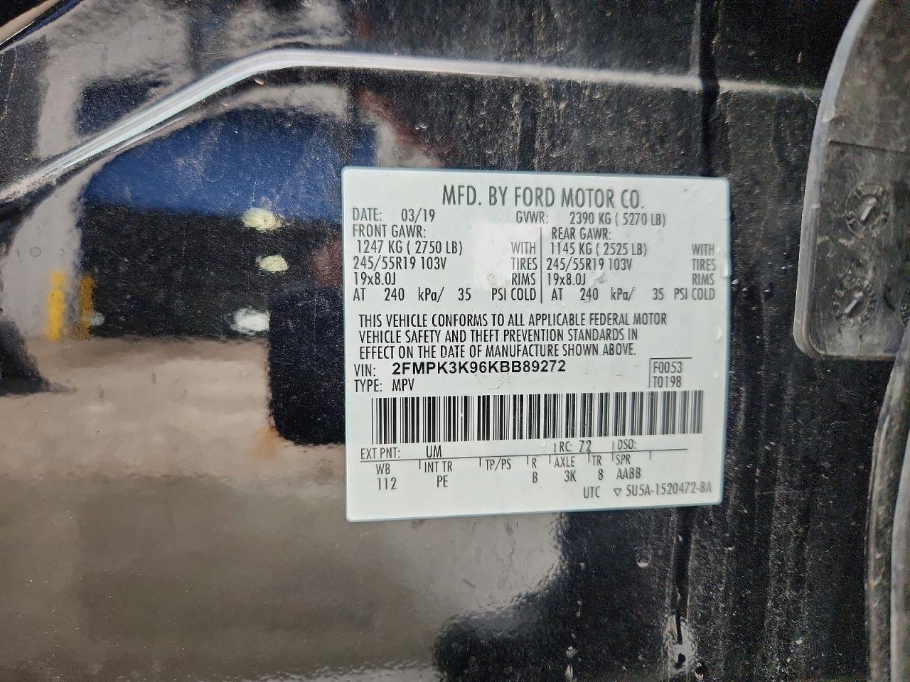 2019 Ford Edge Titanium - zdjęcie 13