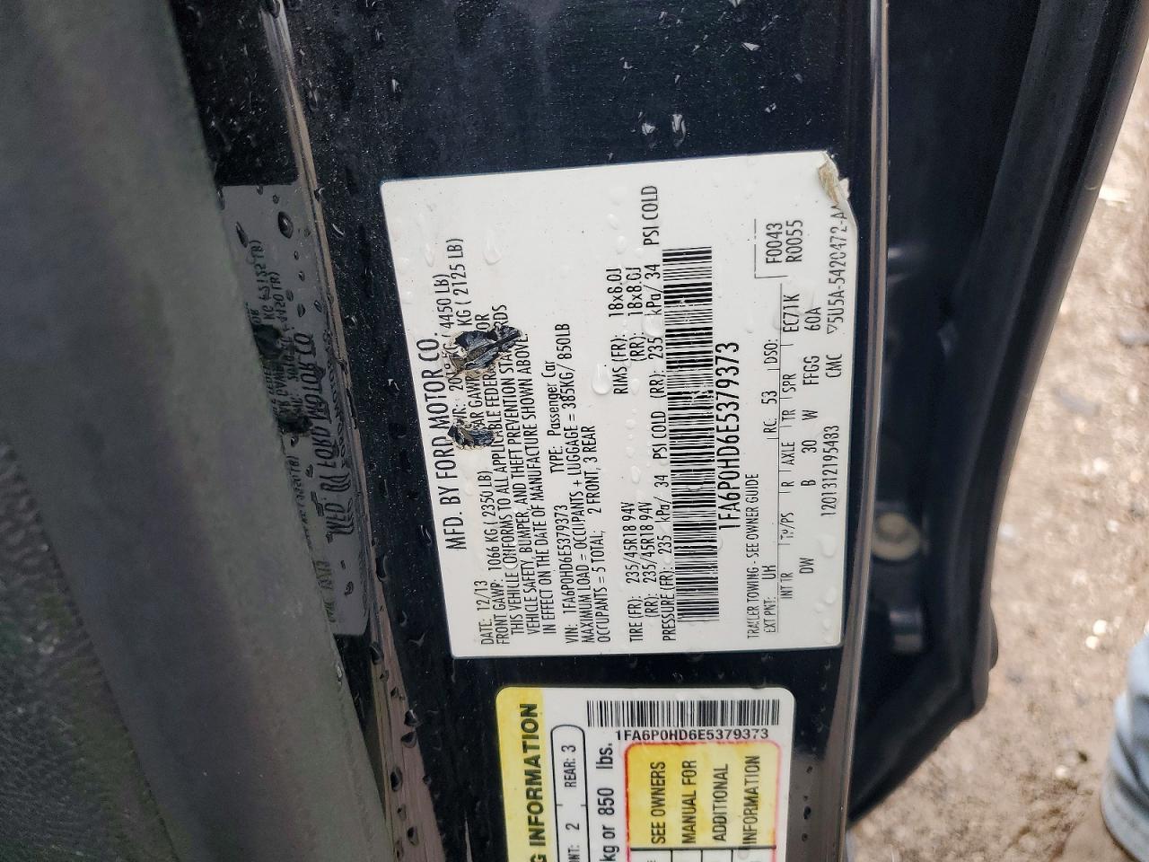 2014 Ford Fusion Se - zdjęcie 12