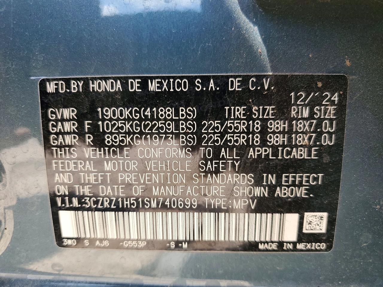 2025 Honda Hr-V Sport - zdjęcie 14