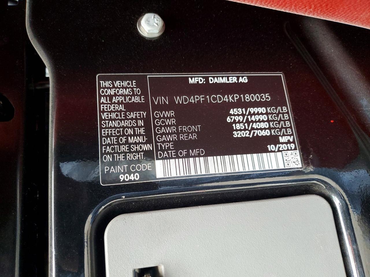 2019 Mercedes-Benz Sprinter 3500 High Roof V6 - zdjęcie 12