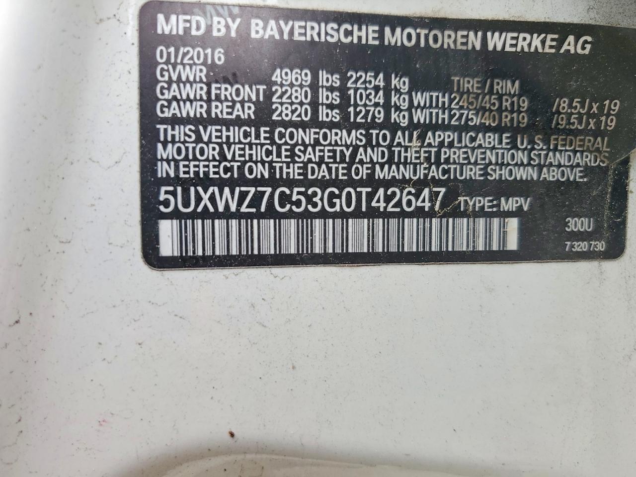 2016 BMW X3 Sdrive28I - zdjęcie 12
