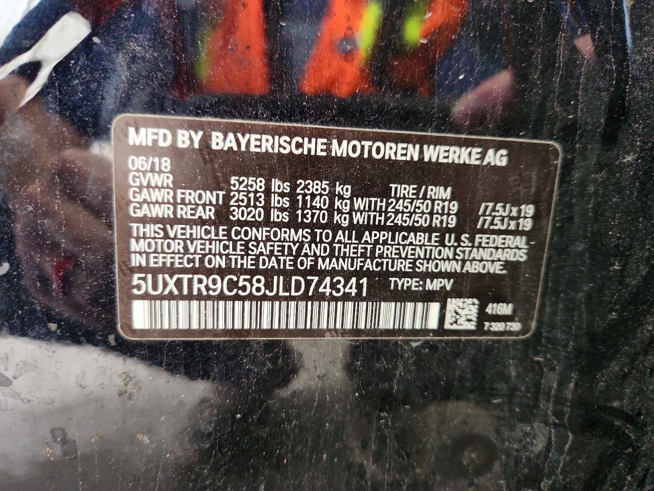 2018 BMW X3 xDrive30I - zdjęcie 13