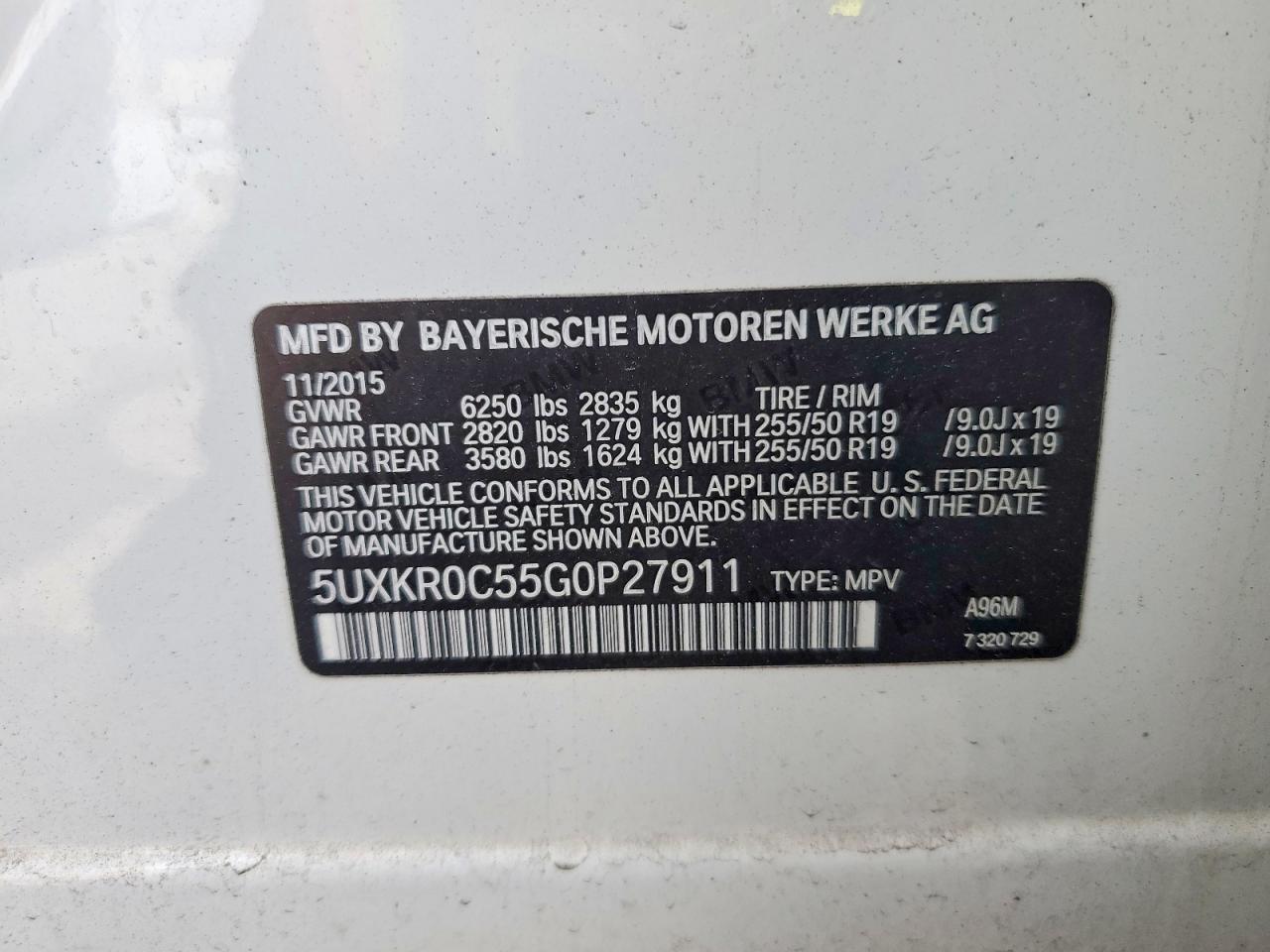 2016 BMW X5 xDrive35I - zdjęcie 13