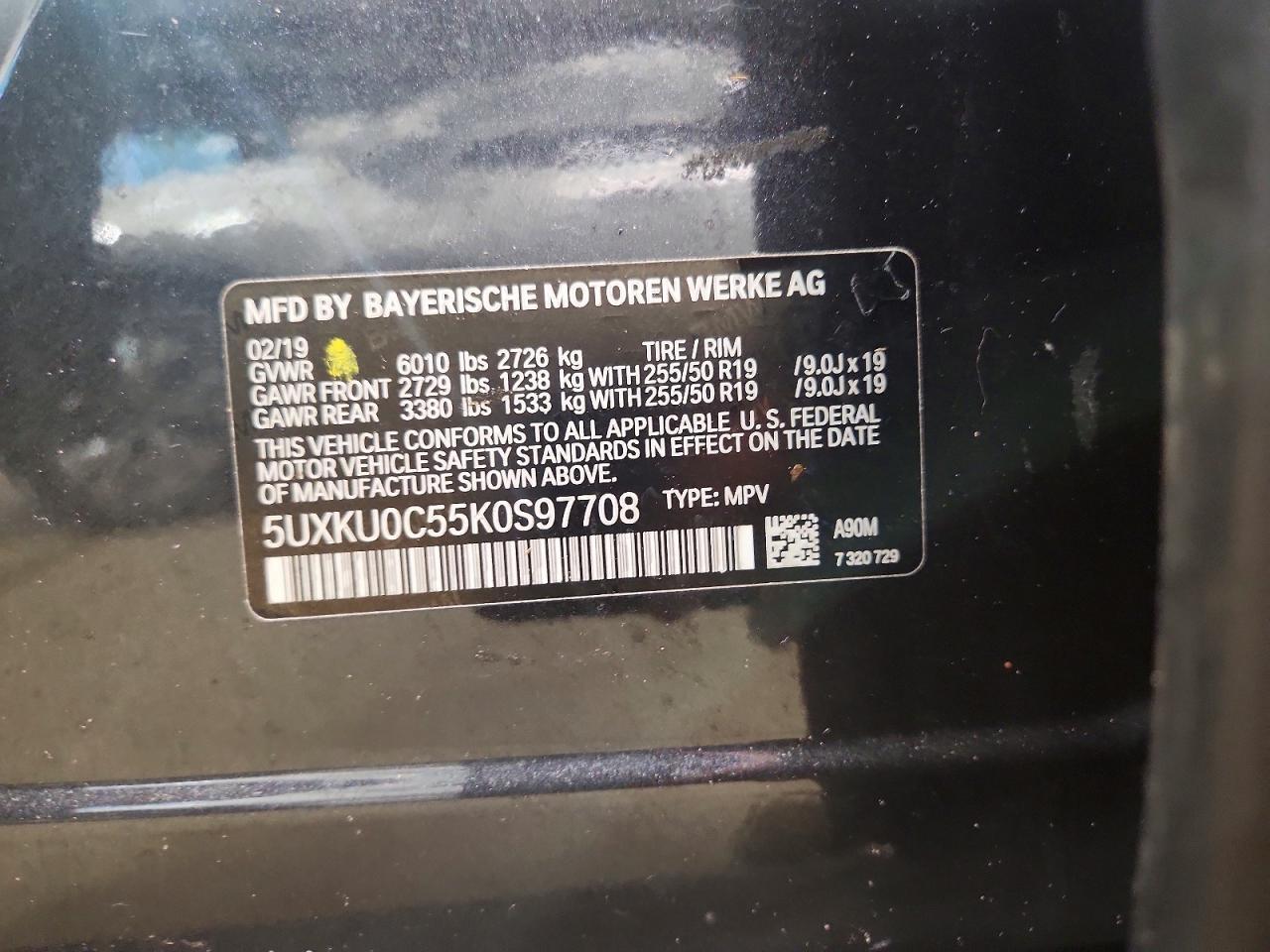 2019 BMW X6 Sdrive35I - zdjęcie 13