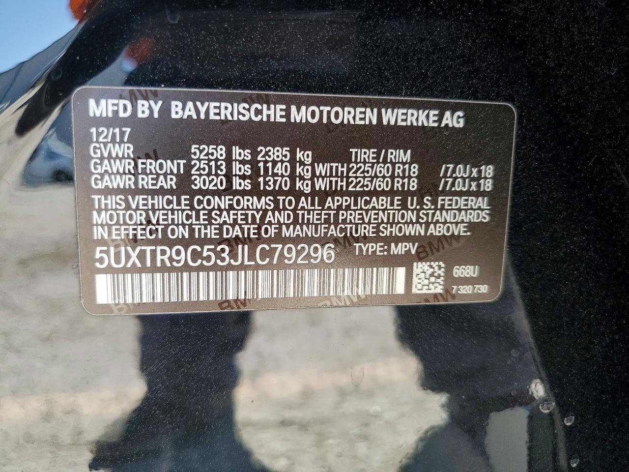 2018 BMW X3 xDrive30I - zdjęcie 13