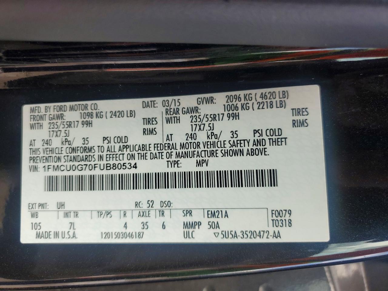 2015 Ford Escape Se - zdjęcie 13